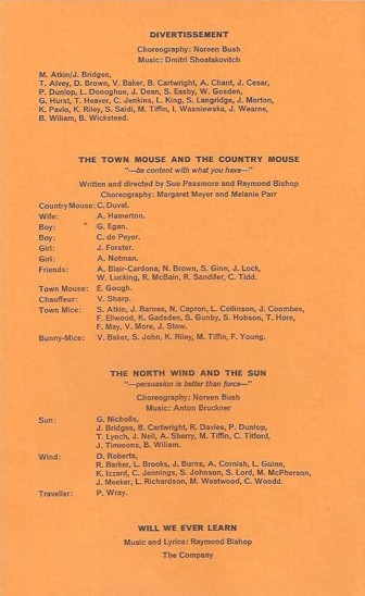 Programme, Mr Aesop's Fable Show page 4