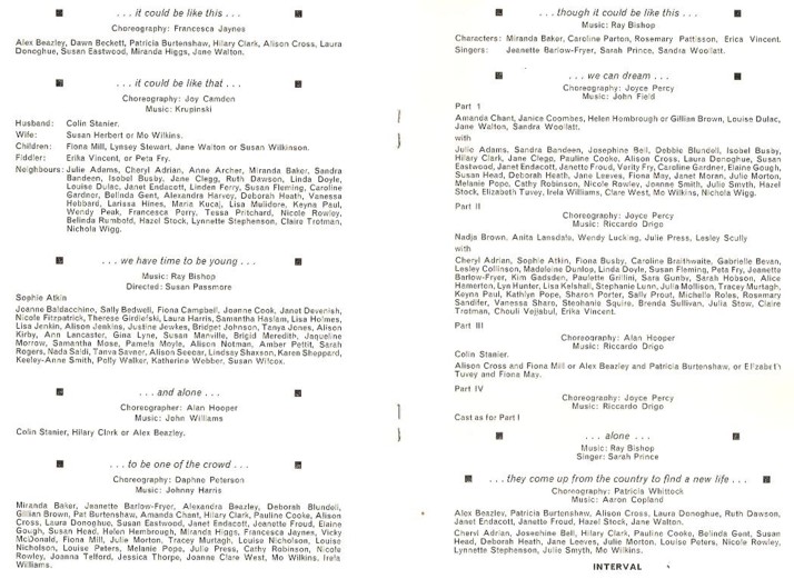 Programme Figures of Fun pages 2 and 3