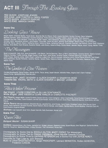 Programme Alice 1981 page 4