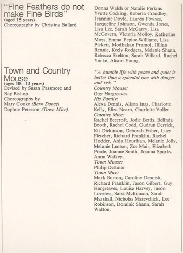 Programme Overture and Beginners Please! page 4