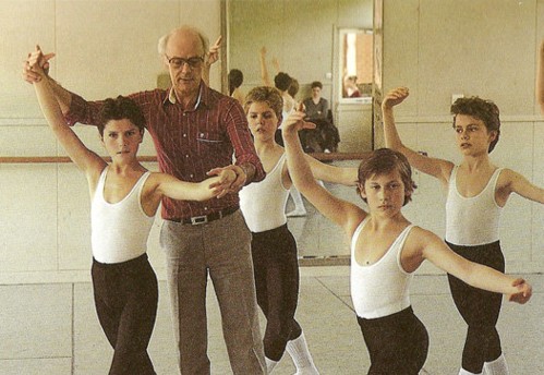 Alex Morrow with some of the younger boys