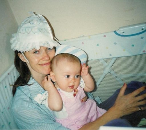 Melanie Parr with her first born